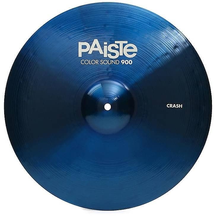 Cymbale Crash Paiste Color Sound 900 Series 20" Bleu *EN STOCK*